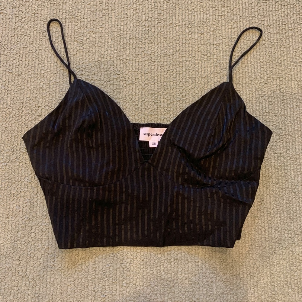 Superdown - revolve black tank top size xs, never worn.